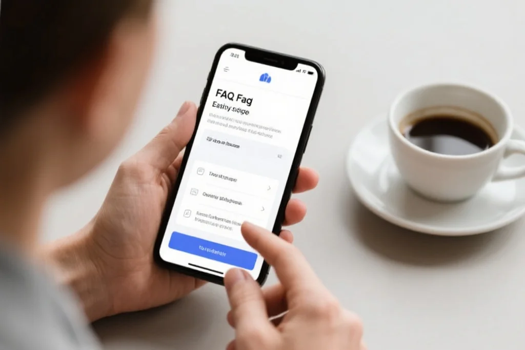 用户通过手机查询FAQ